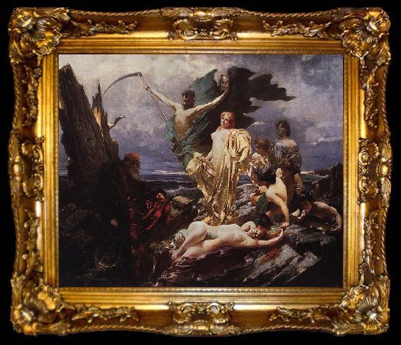 framed  Franciszek zmurko The Past of Sinner - Seven Deadly Sins., ta009-2